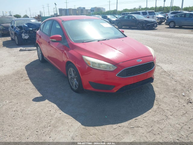 2015 Ford Focus Se მანქანა იყიდება აუქციონზე, vin: 1FADP3K2XFL224483, აუქციონის ნომერი: 45777060