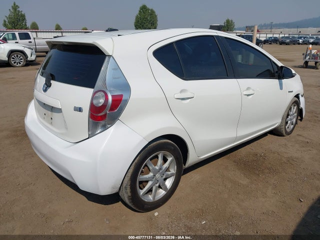 Aukcja sprzedaży 2012 Toyota Prius C Four, vin: JTDKDTB37C1506204, numer aukcji: 45777131