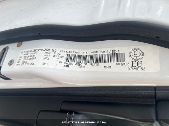 1C4PJMDS1EW168247 Jeep Cherokee Limited