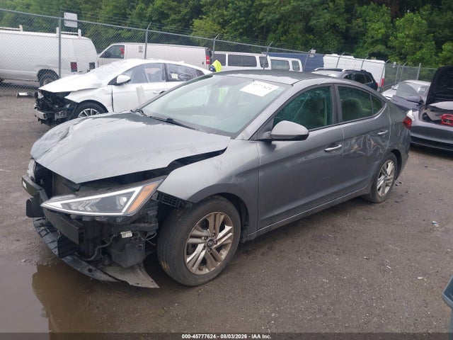 2019 Hyundai Elantra Sel მანქანა იყიდება აუქციონზე, vin: 5NPD84LF9KH421822, აუქციონის ნომერი: 45777624