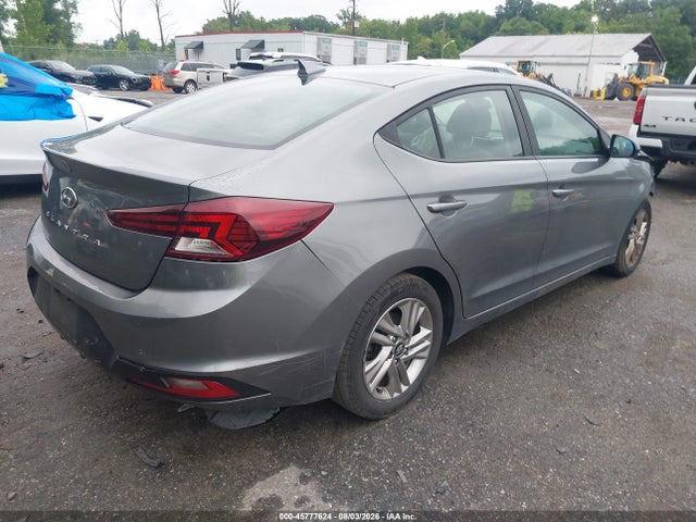 2019 Hyundai Elantra Sel მანქანა იყიდება აუქციონზე, vin: 5NPD84LF9KH421822, აუქციონის ნომერი: 45777624