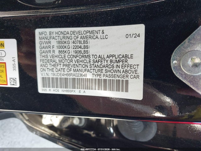 Acura Integra A-spec Technology Package 2024 19UDE4H66RA023648 Image 9