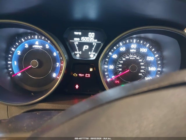 Продаж на аукціоні авто 2013 Hyundai Elantra Limited, vin: 5NPDH4AEXDH153568, номер лоту: 45777758