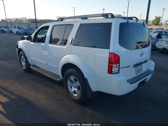 2007 Nissan Pathfinder Se მანქანა იყიდება აუქციონზე, vin: 5N1AR18U87C637987, აუქციონის ნომერი: 45777766
