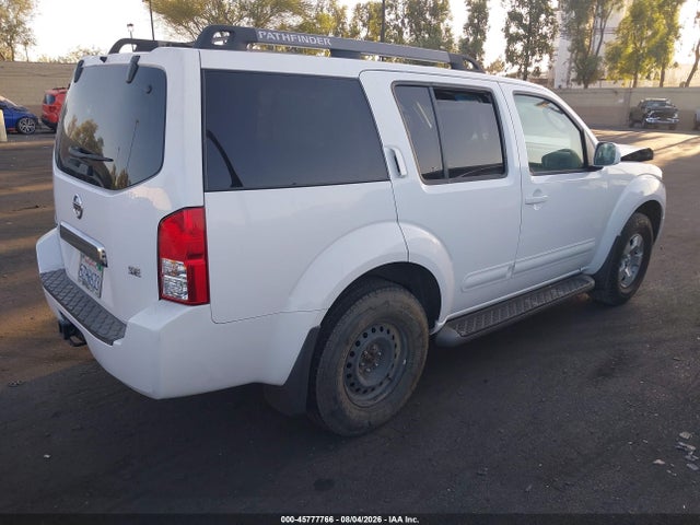 2007 Nissan Pathfinder Se მანქანა იყიდება აუქციონზე, vin: 5N1AR18U87C637987, აუქციონის ნომერი: 45777766
