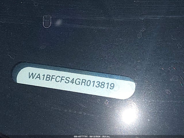 WA1BFCFS4GR013819 Audi Q3 2.0t Premium Plus