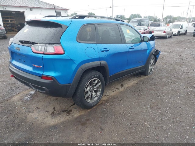 2022 Jeep Cherokee Trailhawk 4x4 მანქანა იყიდება აუქციონზე, vin: 1C4PJMBX6ND531278, აუქციონის ნომერი: 45777839