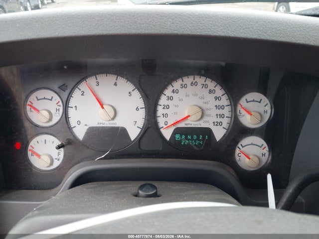 45777874 :رقم المزاد ، 1D7HA182X6S609885 vin ، 2006 Dodge Ram 1500 Slt مزاد بيع