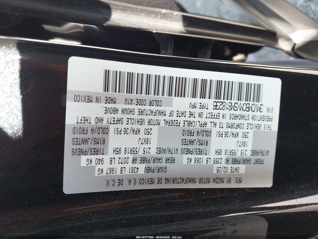 Aukcja sprzedaży 2025 Mazda Cx-30 2.5 S Preferred Package, vin: 3MVDMBCMXSM818236, numer aukcji: 45777952