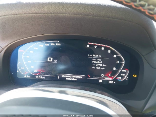 45777979 :رقم المزاد ، 5YMTS0C09M9F41336 vin ، 2021 Bmw X3 M مزاد بيع