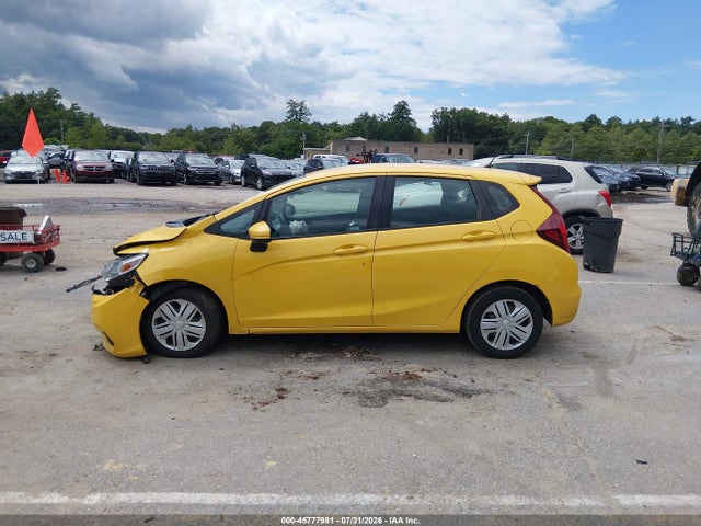 2019 Honda Fit Lx მანქანა იყიდება აუქციონზე, vin: 3HGGK5H40KM706383, აუქციონის ნომერი: 45777981