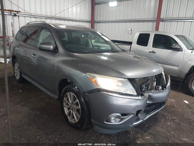 2015 Nissan Pathfinder Platinum/s/sl/sv მანქანა იყიდება აუქციონზე, vin: 5N1AR2MM6FC653566, აუქციონის ნომერი: 45777991