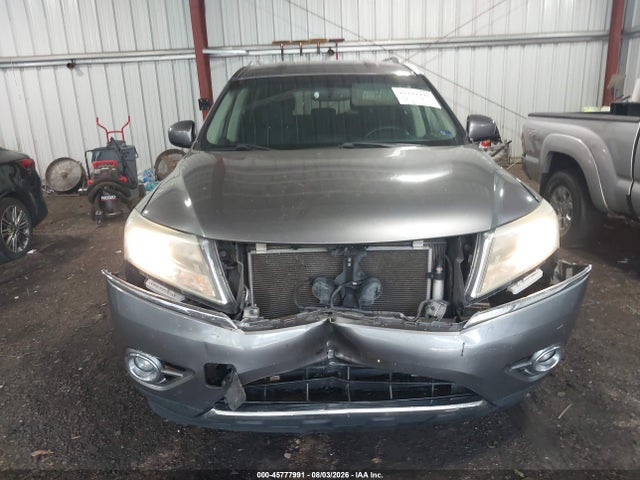 2015 Nissan Pathfinder Platinum/s/sl/sv მანქანა იყიდება აუქციონზე, vin: 5N1AR2MM6FC653566, აუქციონის ნომერი: 45777991