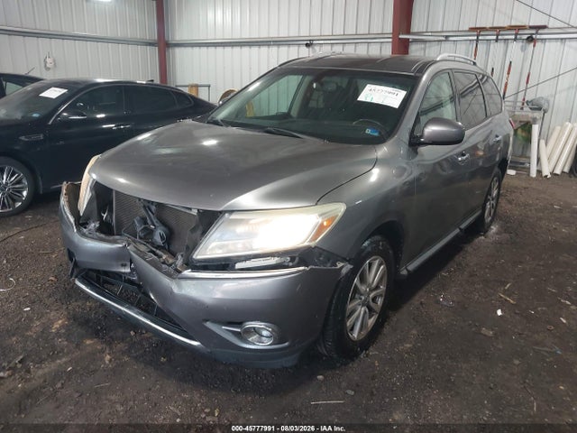 2015 Nissan Pathfinder Platinum/s/sl/sv მანქანა იყიდება აუქციონზე, vin: 5N1AR2MM6FC653566, აუქციონის ნომერი: 45777991