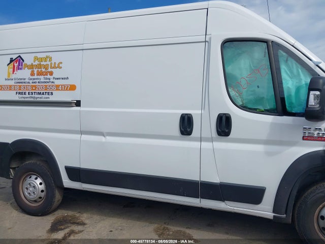 2020 Ram Promaster 1500 High Roof 136 Wb მანქანა იყიდება აუქციონზე, vin: 3C6TRVBG2LE125434, აუქციონის ნომერი: 45778134