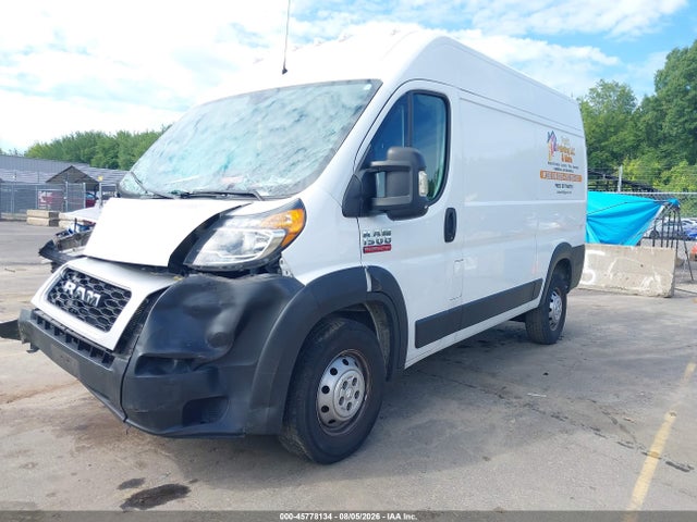 2020 Ram Promaster 1500 High Roof 136 Wb მანქანა იყიდება აუქციონზე, vin: 3C6TRVBG2LE125434, აუქციონის ნომერი: 45778134