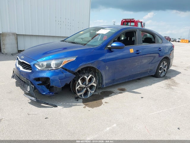 2021 Kia Forte Lxs მანქანა იყიდება აუქციონზე, vin: 3KPF24AD8ME343777, აუქციონის ნომერი: 45778202