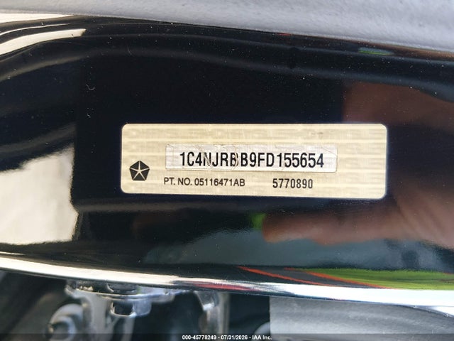 1C4NJRBB9FD155654 Jeep Patriot Sport