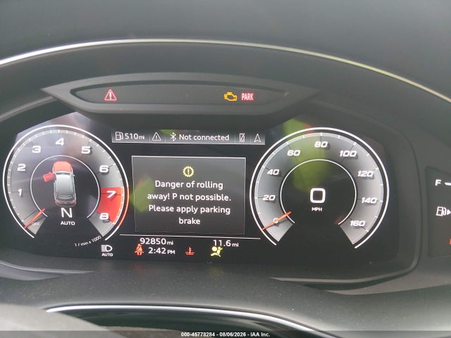 Aukcja sprzedaży 2021 Audi Q7 Premium Plus 45 Tfsi Quattro Tiptronic, vin: WA1LJAF77MD037558, numer aukcji: 45778284