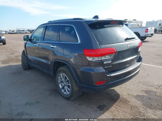 Aukcja sprzedaży 2015 Jeep Grand Cherokee Limited, vin: 1C4RJFBGXFC157592, numer aukcji: 45778359
