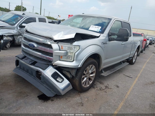 45778388 :رقم المزاد ، 1FTFW1EG9GFB22755 vin ، 2016 Ford F-150 Lariat مزاد بيع