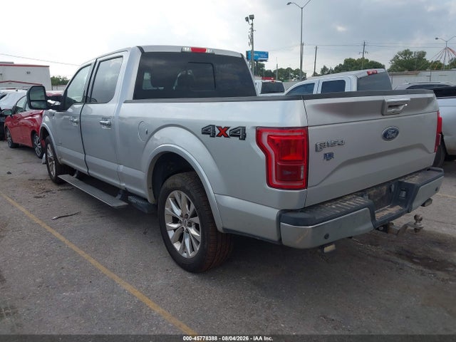 45778388 :رقم المزاد ، 1FTFW1EG9GFB22755 vin ، 2016 Ford F-150 Lariat مزاد بيع