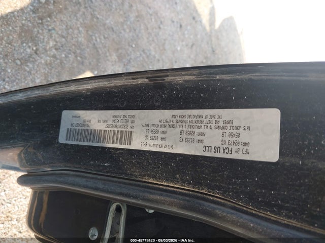 Aukcja sprzedaży 2019 Dodge Charger Police Rwd, vin: 2C3CDXAT8KH653357, numer aukcji: 45778420