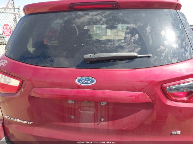 45778429 :رقم المزاد ، MAJ3S2GE1MC408893 vin ، 2021 Ford Ecosport Se مزاد بيع