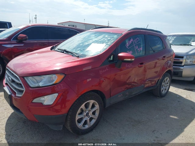 45778429 :رقم المزاد ، MAJ3S2GE1MC408893 vin ، 2021 Ford Ecosport Se مزاد بيع