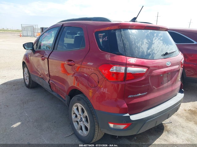 45778429 :رقم المزاد ، MAJ3S2GE1MC408893 vin ، 2021 Ford Ecosport Se مزاد بيع