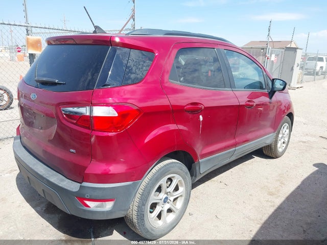 45778429 :رقم المزاد ، MAJ3S2GE1MC408893 vin ، 2021 Ford Ecosport Se مزاد بيع
