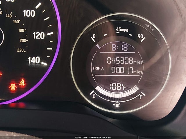 45778461 :رقم المزاد ، 3CZRU5H33GM732745 vin ، 2016 Honda Hr-v Lx مزاد بيع