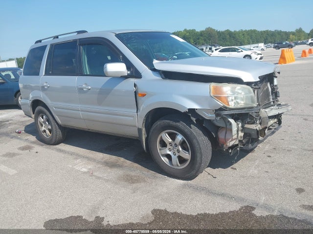 2006 Honda Pilot Ex მანქანა იყიდება აუქციონზე, vin: 2HKYF18476H527625, აუქციონის ნომერი: 45778559