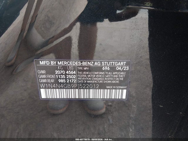 Продажа на аукционе авто 2023 Mercedes-benz Gla 250, vin: W1N4N4GB9PJ522012, номер лота: 45778579
