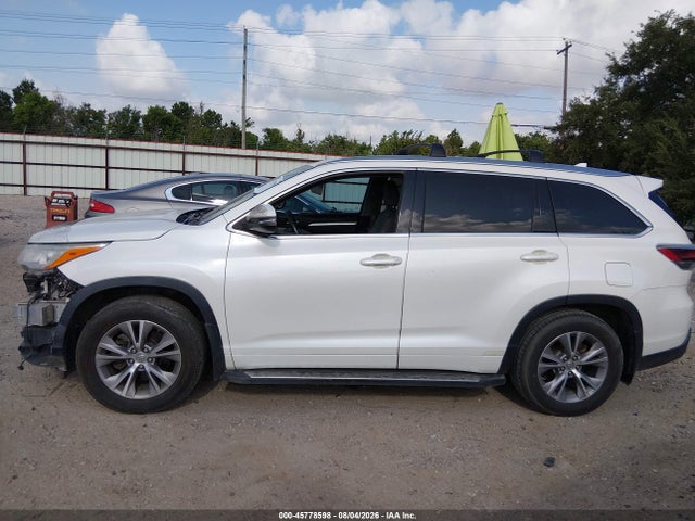 Продаж на аукціоні авто 2014 Toyota Highlander Xle V6, vin: 5TDKKRFH5ES025467, номер лоту: 45778598