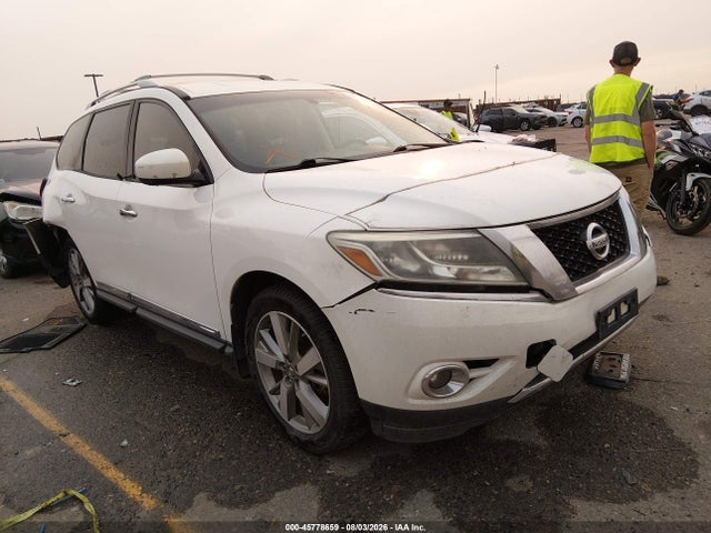 2013 Nissan Pathfinder Platinum მანქანა იყიდება აუქციონზე, vin: 5N1AR2MM2DC669969, აუქციონის ნომერი: 45778659