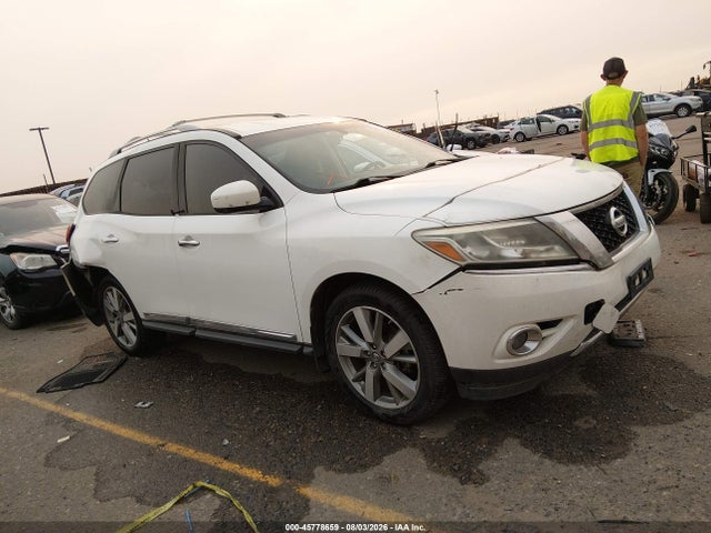 2013 Nissan Pathfinder Platinum მანქანა იყიდება აუქციონზე, vin: 5N1AR2MM2DC669969, აუქციონის ნომერი: 45778659