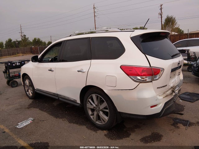 2013 Nissan Pathfinder Platinum მანქანა იყიდება აუქციონზე, vin: 5N1AR2MM2DC669969, აუქციონის ნომერი: 45778659