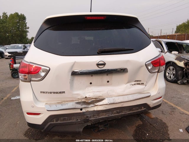 2013 Nissan Pathfinder Platinum მანქანა იყიდება აუქციონზე, vin: 5N1AR2MM2DC669969, აუქციონის ნომერი: 45778659