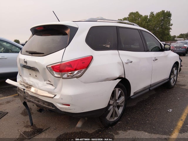 2013 Nissan Pathfinder Platinum მანქანა იყიდება აუქციონზე, vin: 5N1AR2MM2DC669969, აუქციონის ნომერი: 45778659