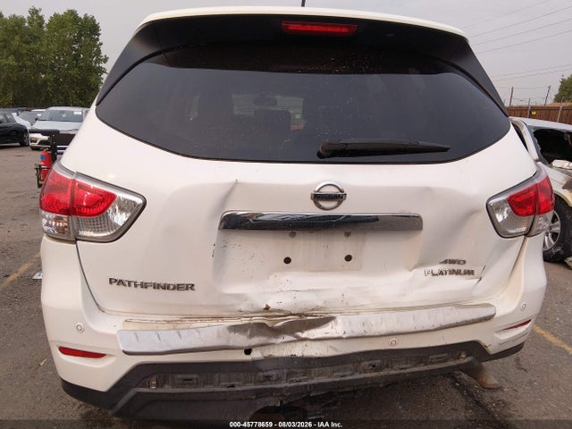 2013 Nissan Pathfinder Platinum მანქანა იყიდება აუქციონზე, vin: 5N1AR2MM2DC669969, აუქციონის ნომერი: 45778659