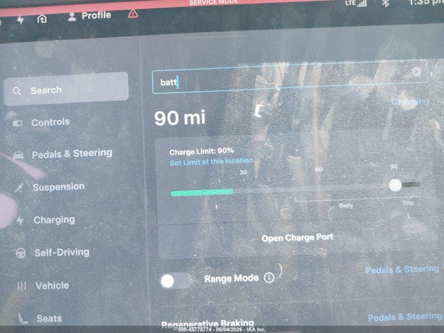 2020 Tesla Model X Long Range Dual Motor All-wheel Drive/long Range Plus Dual Motor All-wheel Drive მანქანა იყიდება აუქციონზე, vin: 5YJXCBE27LF239014, აუქციონის ნომერი: 45778774