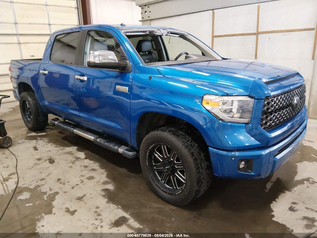 2018 Toyota Tundra Platinum 5.7l V8 მანქანა იყიდება აუქციონზე, vin: 5TFAY5F15JX683655, აუქციონის ნომერი: 45778829