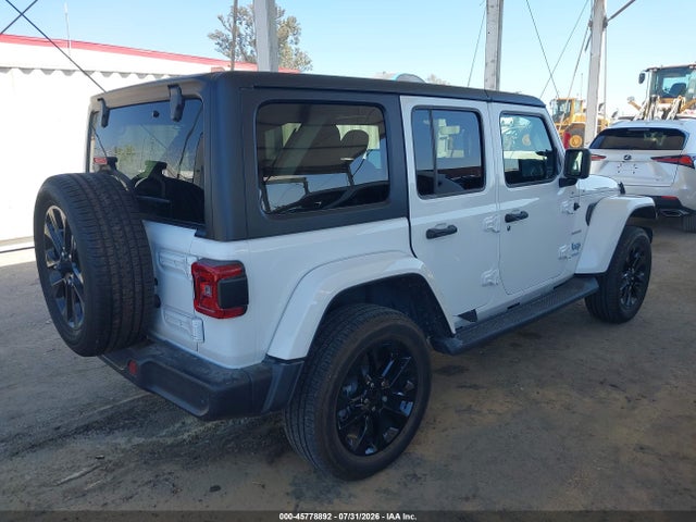 45778892 :رقم المزاد ، 1C4JJXP62NW186844 vin ، 2022 Jeep Wrangler 4xe Unlimited Sahara 4x4 مزاد بيع