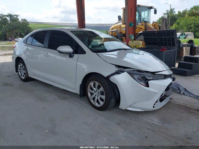 2025 Toyota Corolla Le მანქანა იყიდება აუქციონზე, vin: 5YFB4MDE4SP251980, აუქციონის ნომერი: 45778947