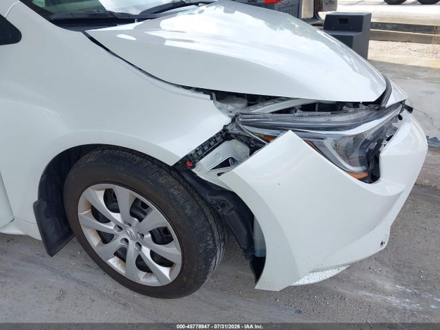 2025 Toyota Corolla Le მანქანა იყიდება აუქციონზე, vin: 5YFB4MDE4SP251980, აუქციონის ნომერი: 45778947