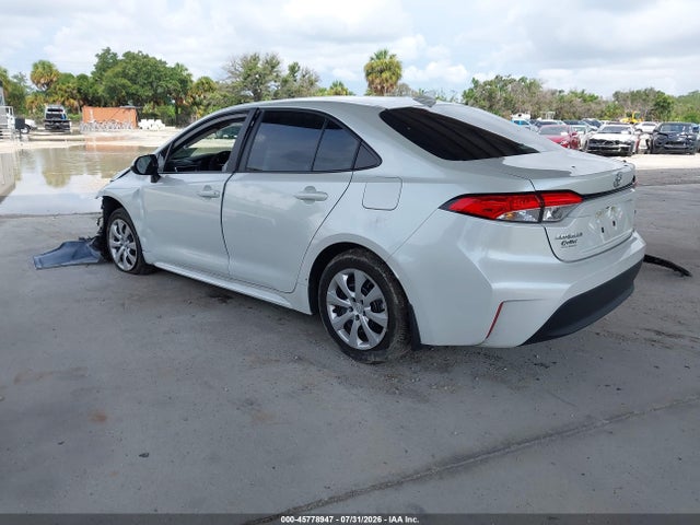 2025 Toyota Corolla Le მანქანა იყიდება აუქციონზე, vin: 5YFB4MDE4SP251980, აუქციონის ნომერი: 45778947