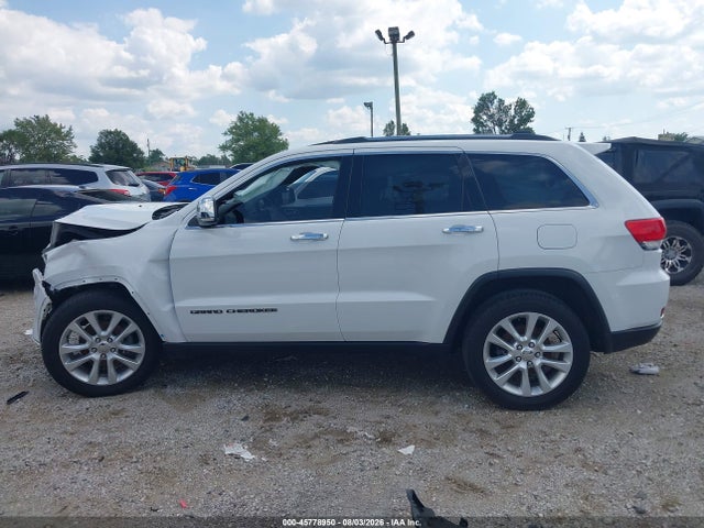 Aukcja sprzedaży 2017 Jeep Grand Cherokee Limited, vin: 1C4RJFBG1HC758912, numer aukcji: 45778950