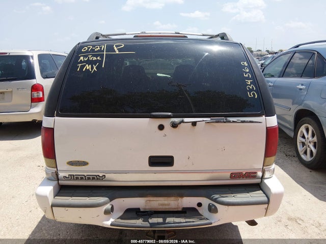 45779002 :رقم المزاد ، 1GKDT13W1X2534562 vin ، 1999 Gmc Jimmy Sle مزاد بيع