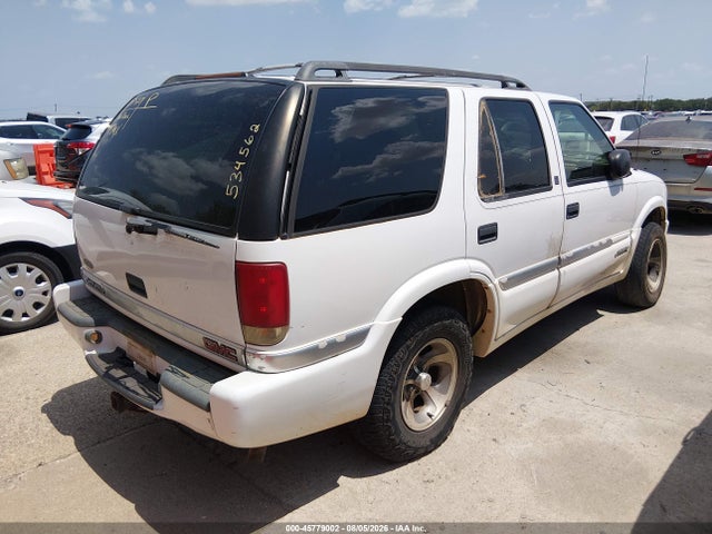 45779002 :رقم المزاد ، 1GKDT13W1X2534562 vin ، 1999 Gmc Jimmy Sle مزاد بيع
